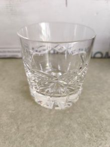 Just One Single Waterford Crystal Dolmen Old Fashioned Rocks Glasses; Waterford  Mark  in excellent condition with no chips .