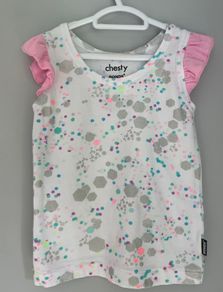 Bonds Baby Stretchies Chesty - Confetti Metallic hexagons Size 12-18mths EUC