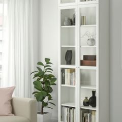 billy bookcase with extension and doors
