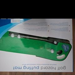 golf hazard putting mat