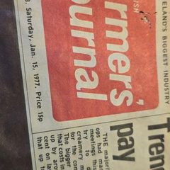 Farmers Journal 1977 48 pages of Nostalgia Vintage Antique Newspaper