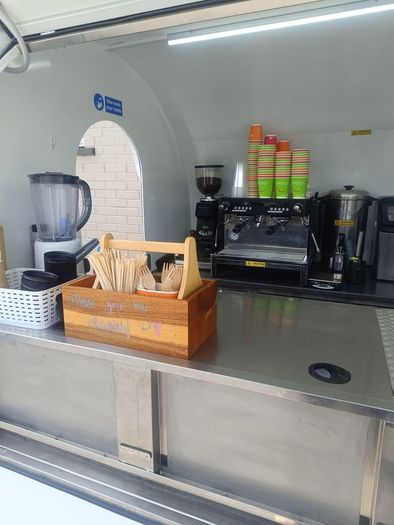 Coffee trailer ready to go business