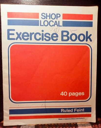 Vintage Shop Local Exercise Book.