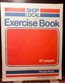 Vintage Shop Local Exercise Book.