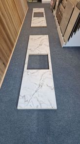 2 New Marble Effect Kitchen Worktops