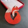Red Fox Brooch Acrylic Pin Badge Lapel Fox Animal Broach Woodlands Theme Wild Life Image 6