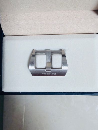 Panerai blue leather strap with buckle