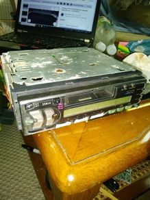 Vintage JVC car cd changer system untested for parts
