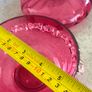 Antique Art Glass Cranberry Red Ruffled Lidded Candy Dish Image 6