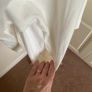Long cream top with pockets, size 14-16 Image 2