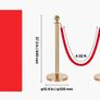Red Carpet and Gold Stanchions Image 2
