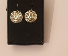 Reaction by Darling & Greer Celtic Design Pewter Earrings New In Box CAN POST