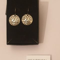 Reaction by Darling & Greer Celtic Design Pewter Earrings New In Box CAN POST