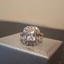 Nice 925 Sterling Silver Ladies Cocktail Ring Image 4