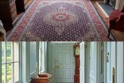 Stunning Large Persian Moud Rug Carpet and Matching XLong Runner