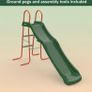 Haumea Freestanding Childrens 6ft Slide and Climbing Ladder - Suitable for 3 years Plus and Max User 50kg - 1 Year Warranty (Green Orange) Image 5