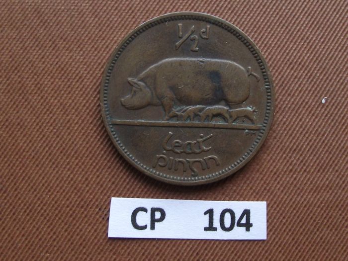 1935 Irish Free State. Irish Half Penny