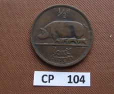 1935 Irish Free State. Irish Half Penny