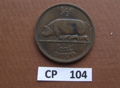 1935 Irish Free State. Irish Half Penny