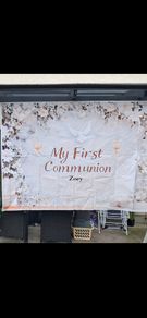 very large banner sure u could cover the name