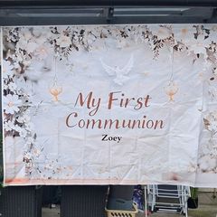 very large banner sure u could cover the name