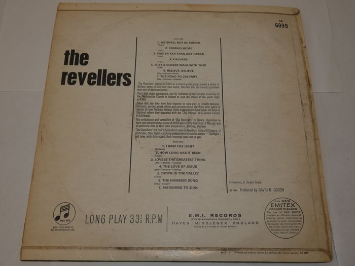 The Revellers Uk Pressing 1966 Lp Mono Uk Pressing