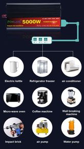 NEW power inverter pure sine 5000w 24v and 12v unit available