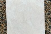 Cream square floor tiles