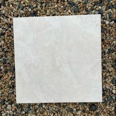 Cream square floor tiles