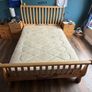 Double bed and mattress Image 2