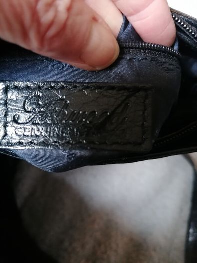 beautiful designer ashwood genuine leather black bag