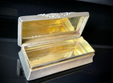 1833 William IV Birmingham Sterling Silver Box