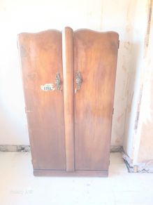 Vintage 2 Door Wooden Wardrobe