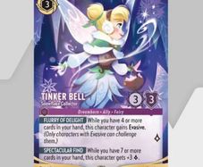 Lorcana holo promo card