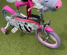 Girls Unicorn bike.