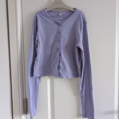 H&M Lilac Cotton Cardigan