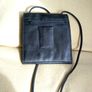 Tula Black Leather Wallet With Shoulder Strap Image 2