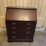 Vintage Mahogany-Style Bureau or Writing Desk Image 2
