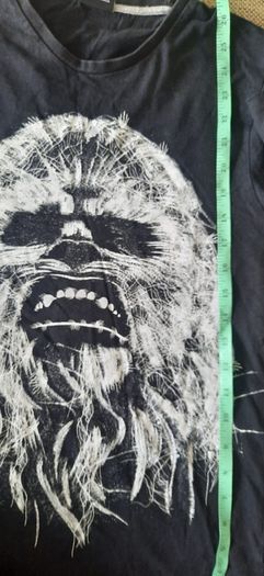 Star Wars Chewbacca long sleeve top in very good condition with no issues see last two photos for exact measurements FREE STANDARD POSTAGE INCLUDED