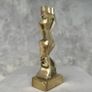 Cubist Lady - Polished Bronze Image 5