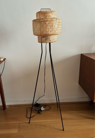 IKEA bamboo floor lamp