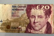 Irish C Series Replacement Daniel O Connell 20 Pound Banknote