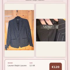 Lauren Ralph Lauren Pinstripe Blazer