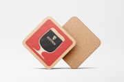 Guinness 1960's Stemmed Glass Design Coaster