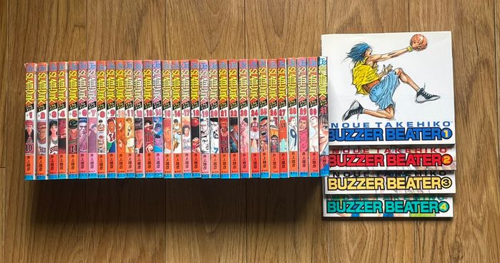 SLAM DUNK Full Set and BUZZER BEATER all Japanese Editions Takehiko Inoue Complete Manga Collection