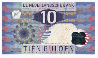 THE Netherlands BANKNOTE 10 Gulden 1997