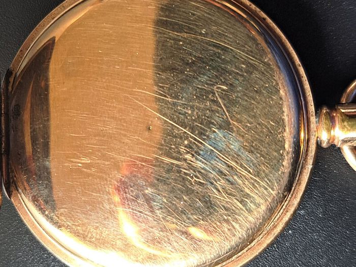 Record Watch Co "Roirol" - 14kt Gold Filled Hunter Case -1950s