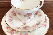 Duchess June Bouquet Pattern China Trio Cup Saucer Side