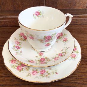 Duchess June Bouquet Pattern China Trio Cup Saucer Side