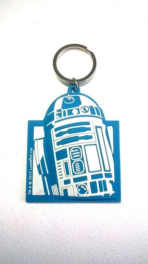 Star Wars RD D2 key chain Lucas Film LTD New Post 2.00